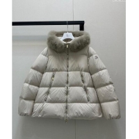 Good Taste Moncler A-Shaped Down Jacket M1203 Light Grey 2024