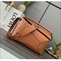 Market Sells Loewe Puzzle Medium Bag in Smooth Calfskin 062329 Brown 2024