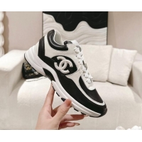 Hot Style Chanel Calfskin Sneakers White2/Black 1120134