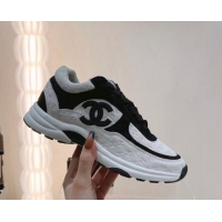 Shop Duplicate Chanel Suede Sneakers White/Black 1120139