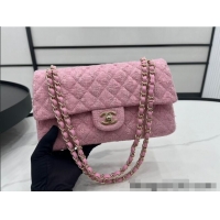 Promotional Chanel Tweed Classic Mini Flap Bag A69900 Light Pink 2024