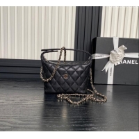 Trendy Design Chanel Grained Calfskin Clutch with Chain AP4386 Black 2024