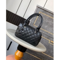 Trendy Design Chanel Quilted Calfskin Bowling bag with Maxi CC A6329 Black 2024