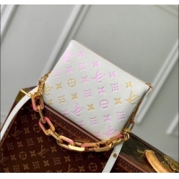 Well Crafted Louis Vuitton Coussin BB Bag in Monogram Puffy Lambskin M11727 White 2024