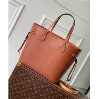 Well Crafted Louis Vuitton Epi Leather Neverfull MM Tote Bag M12467 Kenyan Fauve Brown 2024