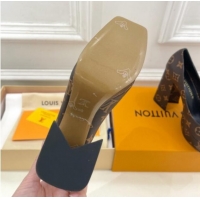 Unique Style Louis Vuitton Shake Platform Pumps 12cm in Monogram Canvas 015025