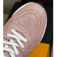 Stylish Louis Vuitton Neo Run Away Sneakers Pink 1114070