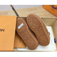 Good Quality Louis Vuitton Aspen Comfort Clog Platform Mules in Shearling Brown 1ADC2H 114083