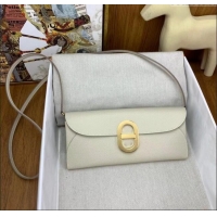 Market Sells Hermes CHAINE D'ANCRE To Go Wallet in Original Epsom Leather H1910 Milk Shake White/Gold 2024 (Full Handmad