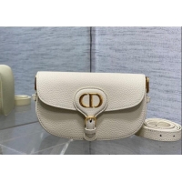 Famous Brand Dior Bobby East-West Bag in Grained Calfskin M9042 White 2024