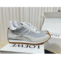 Duplicate Loewe Flow Runner Sneakers in Nylon and Mesh Grey 1113062