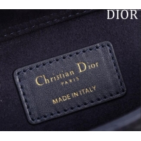 Good Product Dior Small Lady D-Joy Bag in Cannage Lambskin M0541 Dark Blue 2024