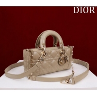 Best Price Dior Small Lady D-Joy Bag in Cannage Lambskin M0541 Beige 2024