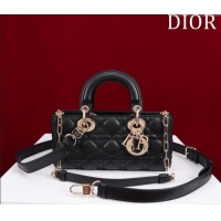 Specials Classic Dior Small Lady D-Joy Bag in Cannage Lambskin M0541 Black 2024