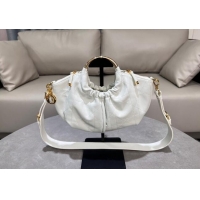 Top Grade Dior Walk in Dior Purse Bag in Macrocannage Calfskin D2077 White 2024