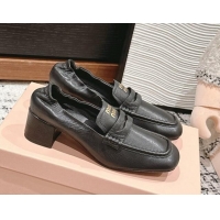 Shop Duplicate Miu Miu Nappa leather Pumps 5cm Black 1114050