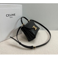 Well Crafted Celine Teen Nino Bag in Patent Calfskin 118113 Black 2024