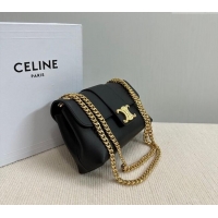 Well Crafted Celine Teen Victoire Shoulder bag in Supple Calfskin 116593 Black 2024