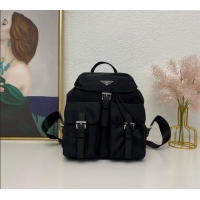 Inexpensive Prada Small Nylon Backpack Bag 1BZ677 Black 2024