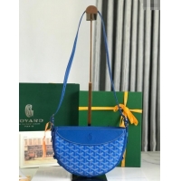 Unique Discount Goyard Hirondelle Shoulder Bag GY8007 Sky Blue 2024