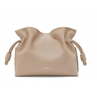 Trendy Design Loewe Medium Flamenco Clutch In Nappa Calfskin 262386 Nude Pink