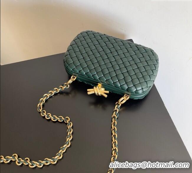 Low Price Bottega Veneta Knot With Chain Mini Bag 776662 Green 2024