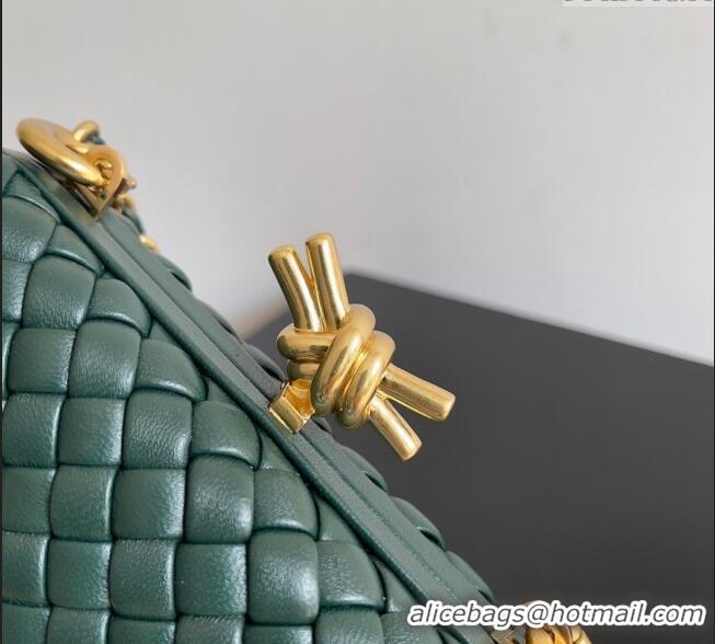 Low Price Bottega Veneta Knot With Chain Mini Bag 776662 Green 2024