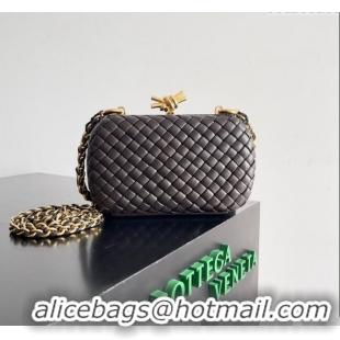 Big Discount Bottega Veneta Knot With Chain Mini Bag 776662 Fondant Brown 2024