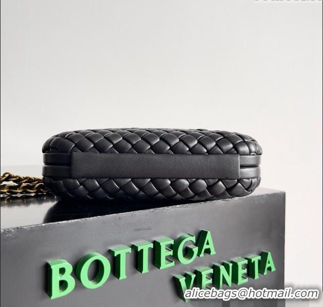 Well Crafted Bottega Veneta Knot With Chain Mini Bag 776662 Black 2024