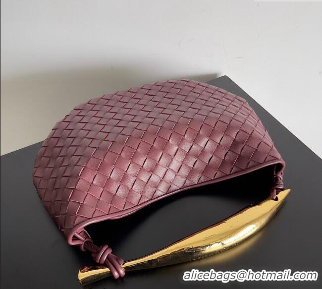 Good Taste Bottega Veneta Sardine Bag in Intrecciato Leather Barolo 716082 Red 2024