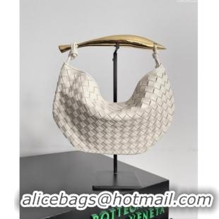 Low Cost Bottega Veneta Sardine Bag in Intrecciato Leather Sea 716082 Salt White 2024