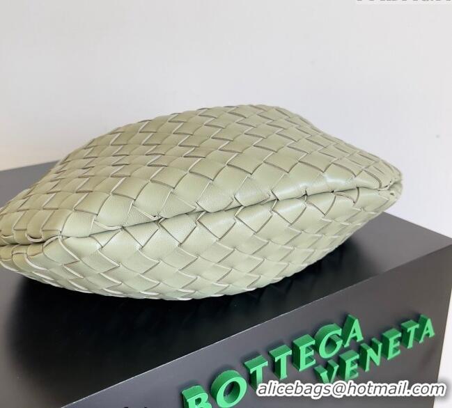 New Fashion Bottega Veneta Sardine Bag in Intrecciato Leather 716082 Travertine Green 2024