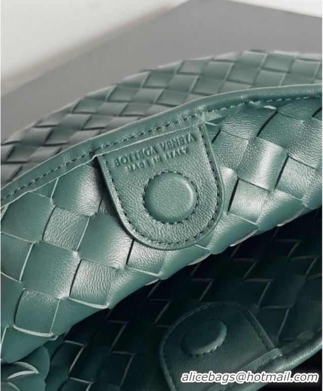 Inexpensive Bottega Veneta Sardine Bag in Intrecciato Leather 716082 Dark Green 2024