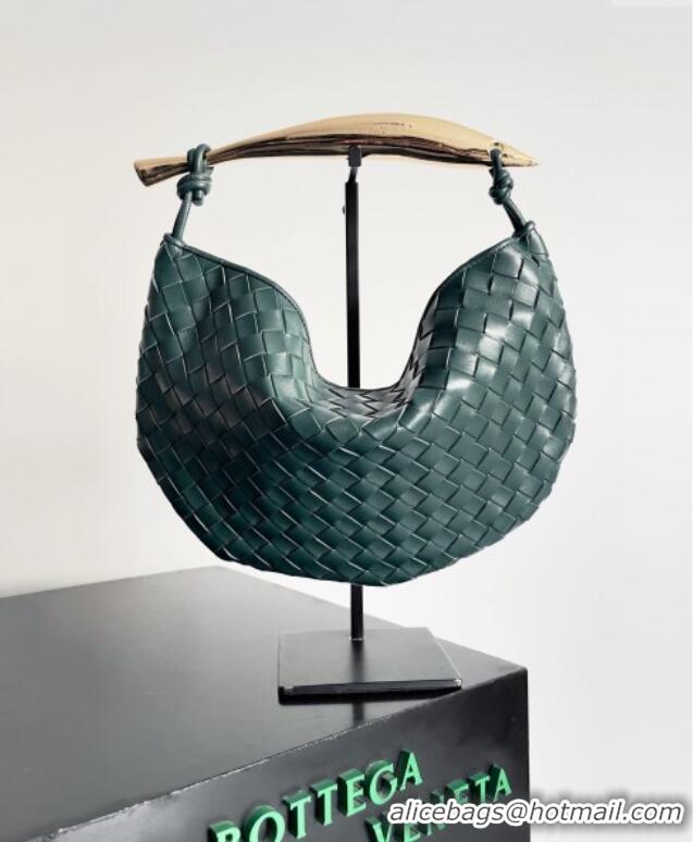 Inexpensive Bottega Veneta Sardine Bag in Intrecciato Leather 716082 Dark Green 2024