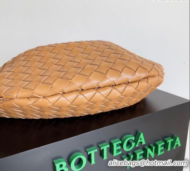 Pretty Style Bottega Veneta Sardine Bag in Intrecciato Leather 716082 Light Brown 2024