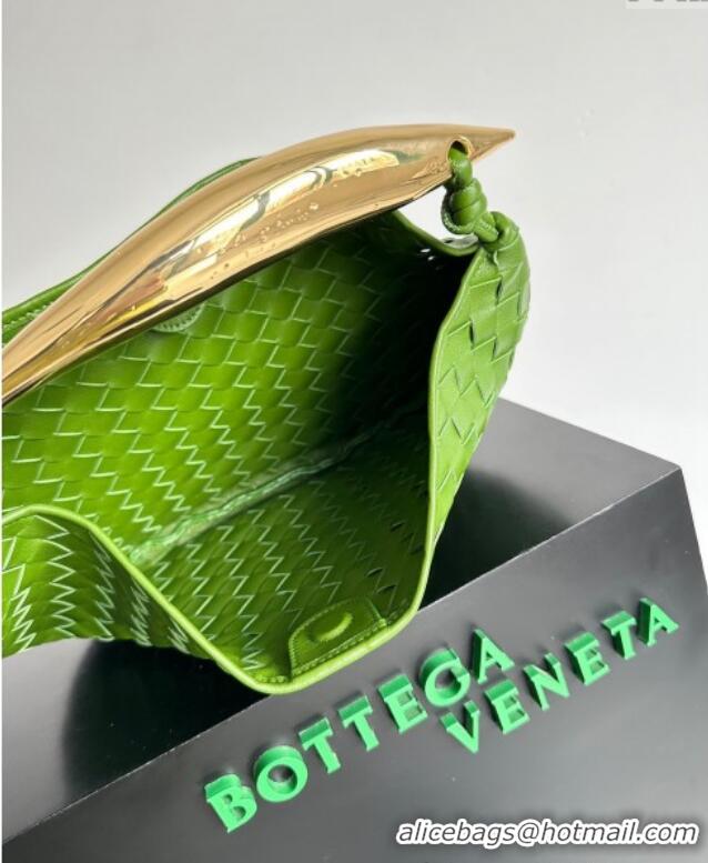 Good Quality Bottega Veneta Sardine Bag in Intrecciato Leather 716082 Green 2024