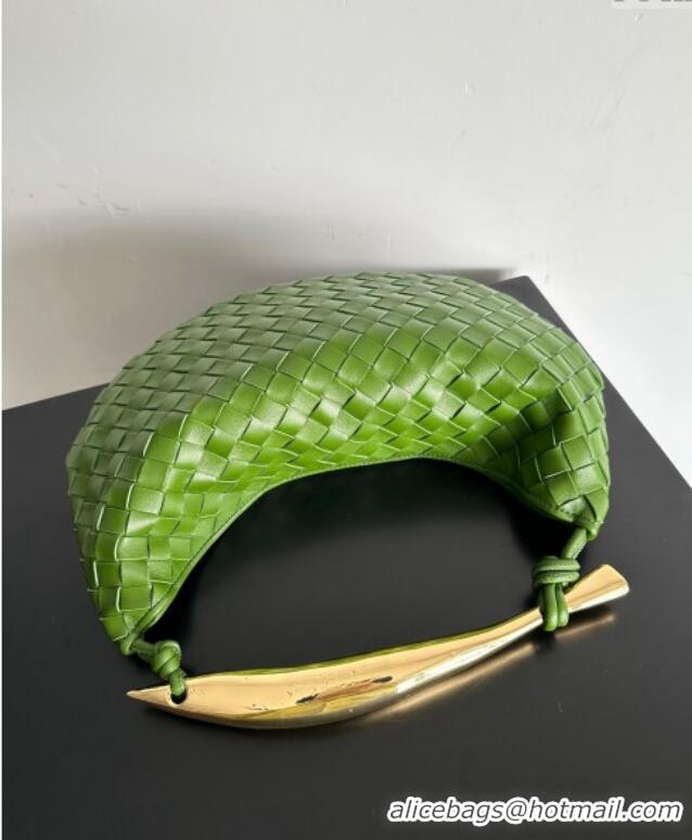 Good Quality Bottega Veneta Sardine Bag in Intrecciato Leather 716082 Green 2024