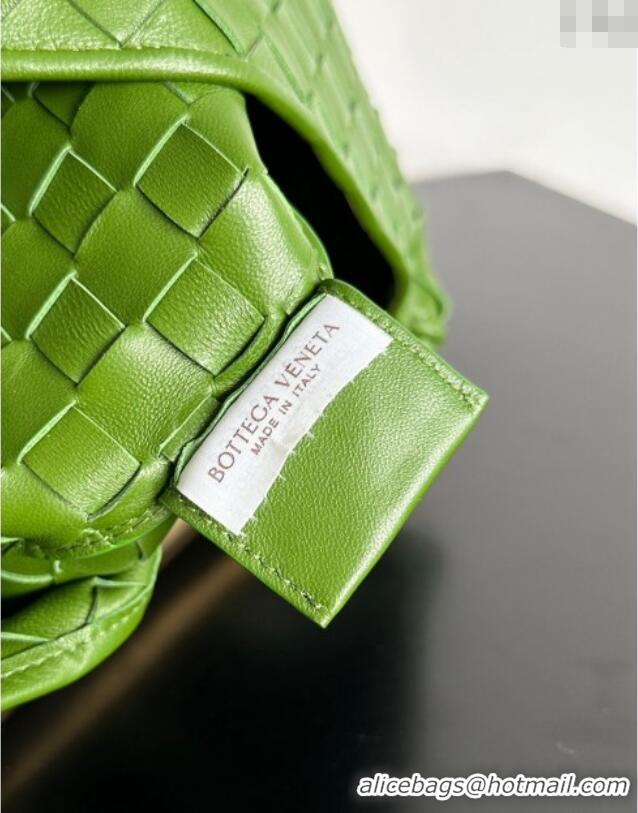 Good Quality Bottega Veneta Sardine Bag in Intrecciato Leather 716082 Green 2024