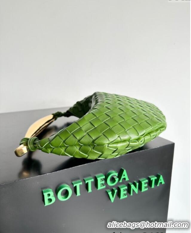 Good Quality Bottega Veneta Sardine Bag in Intrecciato Leather 716082 Green 2024