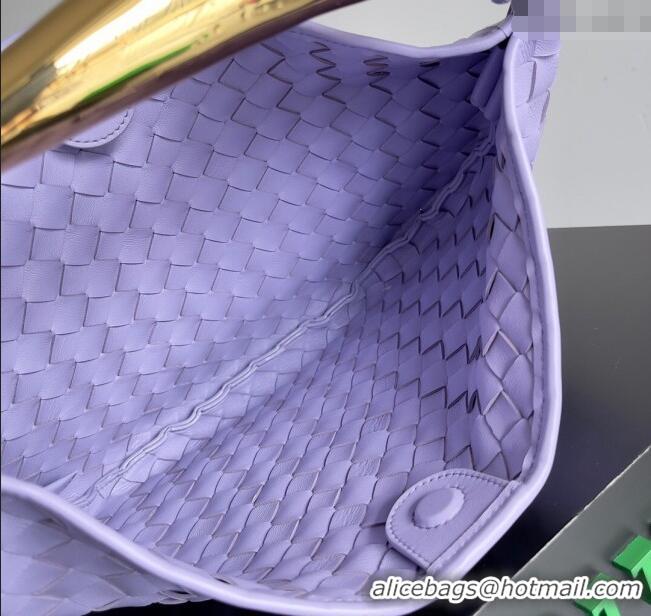 Top Design Bottega Veneta Sardine Bag in Intrecciato Leather 716082 Purple 2024