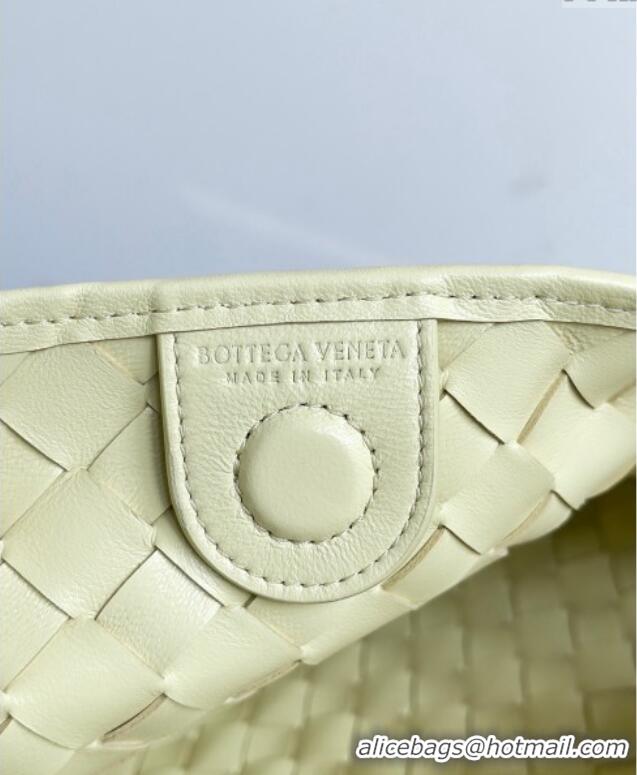 Luxurious Bottega Veneta Sardine Bag in Intrecciato Leather 716082 Light Yellow 2024