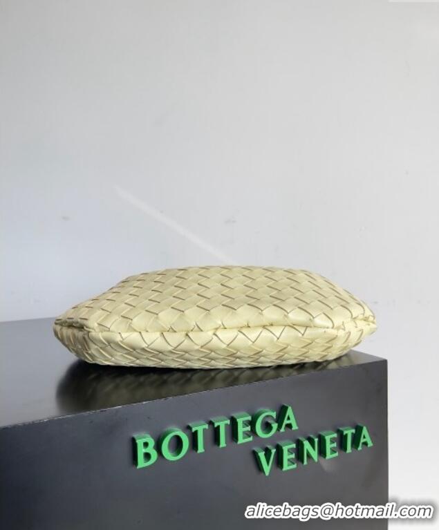 Luxurious Bottega Veneta Sardine Bag in Intrecciato Leather 716082 Light Yellow 2024