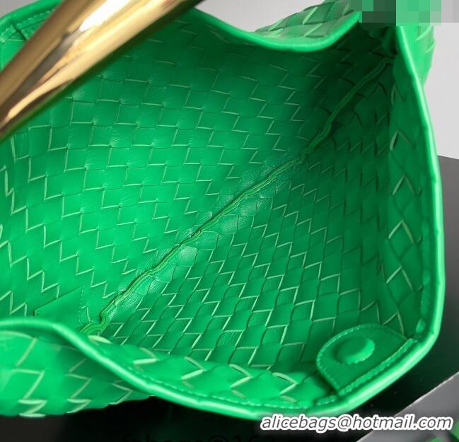 Best Grade Bottega Veneta Sardine Bag in Intrecciato Leather 716082 Green 2024