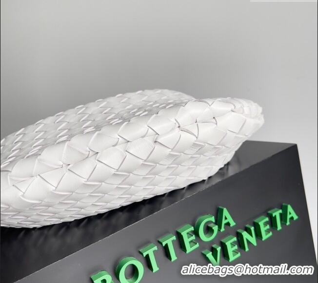 Well Crafted Bottega Veneta Sardine Bag in Intrecciato Leather 716082 White 2024