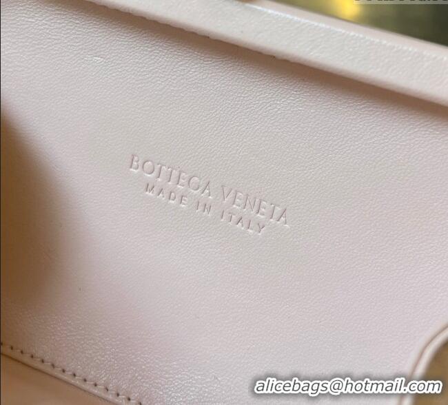 Best Price Bottega Veneta Knot Minaudiere Clutch in Padded Intreccio Leather 717622 Lotus Pink 2024