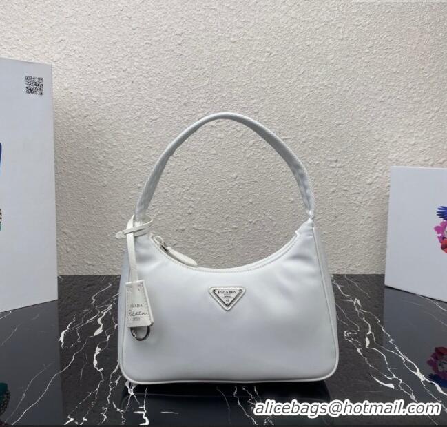 Top Grade Prada Re-Nylon Prada Re-Edition 2000 mini-bag 1NE515 P123020 White 2024