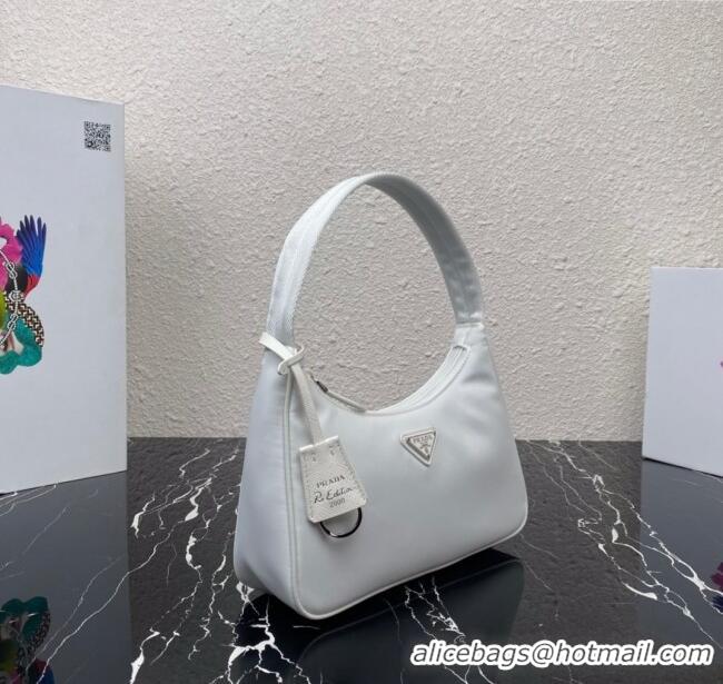 Top Grade Prada Re-Nylon Prada Re-Edition 2000 mini-bag 1NE515 P123020 White 2024