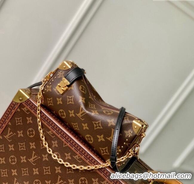 Good Quality Louis Vuitton Slim Trunk Hobo bag in Monogram Canvas M13147 2024