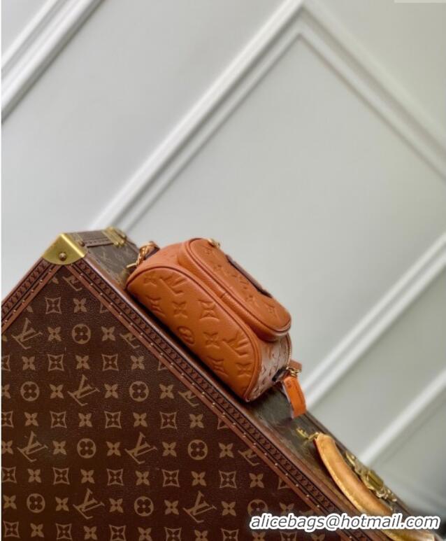 Classic Specials Louis Vuitton Mini Bumbag in Monogram Empreinte Embossed Leather M83275 Cognac Brown 2024