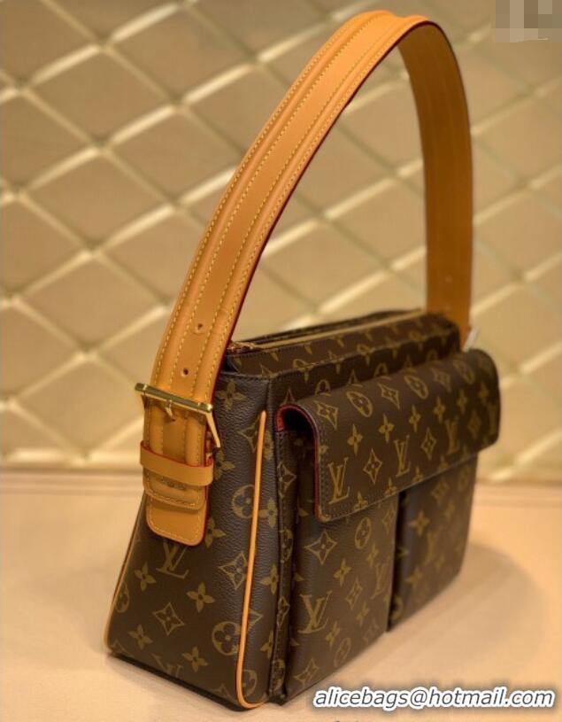 Top Grade Louis Vuitton Vintage Monogram Canvas Large Shoulder Bag M45468 2024